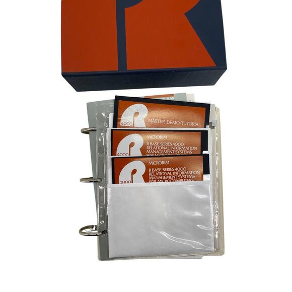 Vintage Microrim R:BASE Series 4000 Database Software for IBM PC MS-DOS - Picture 4 of 6